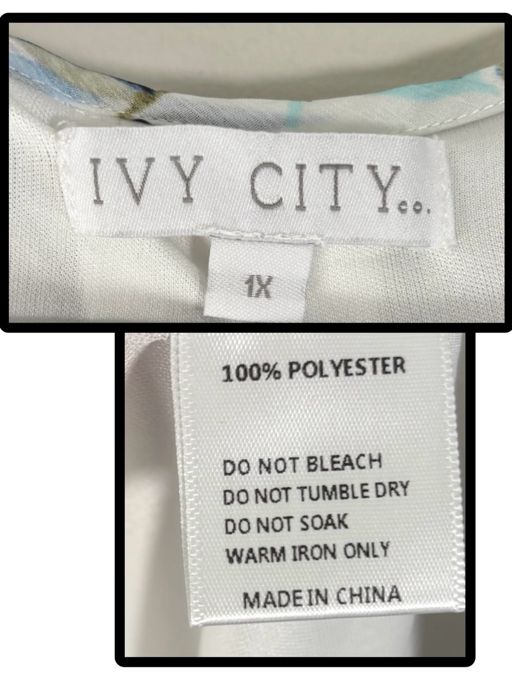 NWT Ivy City Co 1X Floral Maxi Dress Flutter Sleeve Tie Waist Cottagecore - Picture 11 of 12